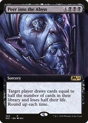 Peer Into the Abyss (Extended Art) [Core Set 2021] | Exor Games Dartmouth