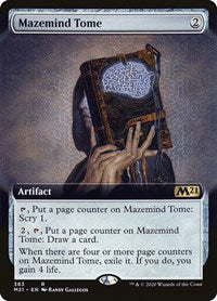 Mazemind Tome (Extended Art) [Core Set 2021] | Exor Games Dartmouth
