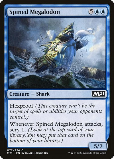 Spined Megalodon [Core Set 2021] | Exor Games Dartmouth