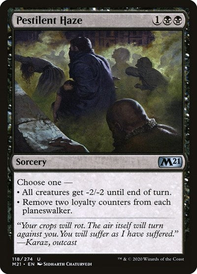 Pestilent Haze [Core Set 2021] | Exor Games Dartmouth