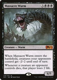 Massacre Wurm [Core Set 2021] | Exor Games Dartmouth