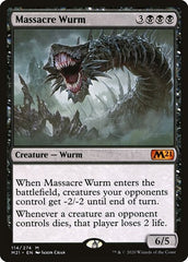 Massacre Wurm [Core Set 2021] | Exor Games Dartmouth