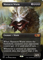 Massacre Wurm (Alternate Art) [Core Set 2021] | Exor Games Dartmouth