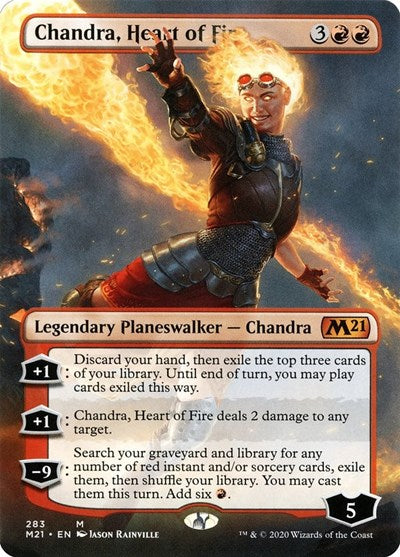 Chandra, Heart of Fire (Borderless) [Core Set 2021] | Exor Games Dartmouth