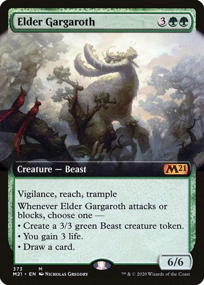 Elder Gargaroth (Extended Art) [Core Set 2021] | Exor Games Dartmouth