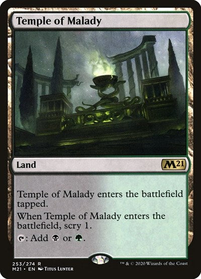 Temple of Malady [Core Set 2021] | Exor Games Dartmouth