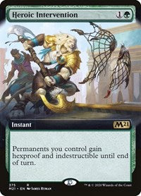 Heroic Intervention (Extended Art) [Core Set 2021] | Exor Games Dartmouth