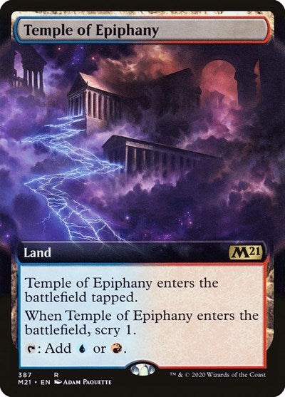 Temple of Epiphany (Extended Art) [Core Set 2021] | Exor Games Dartmouth