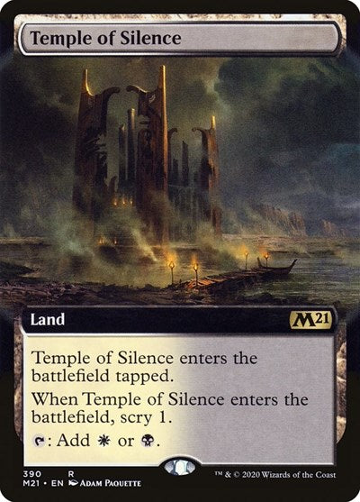 Temple of Silence (Extended Art) [Core Set 2021] | Exor Games Dartmouth
