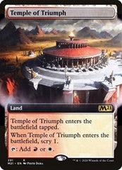 Temple of Triumph (Extended Art) [Core Set 2021] | Exor Games Dartmouth
