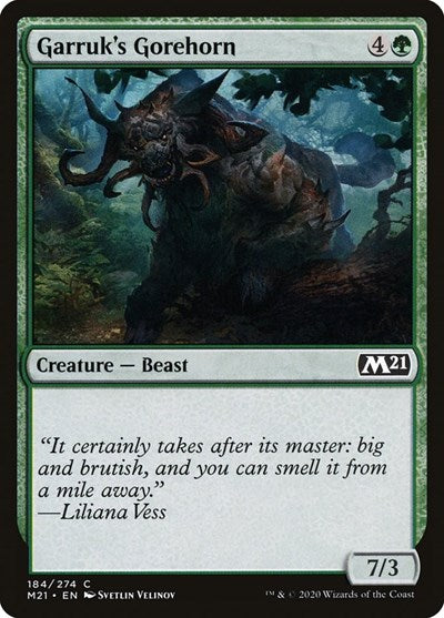 Garruk's Gorehorn [Core Set 2021] | Exor Games Dartmouth