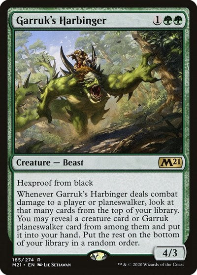 Garruk's Harbinger [Core Set 2021] | Exor Games Dartmouth