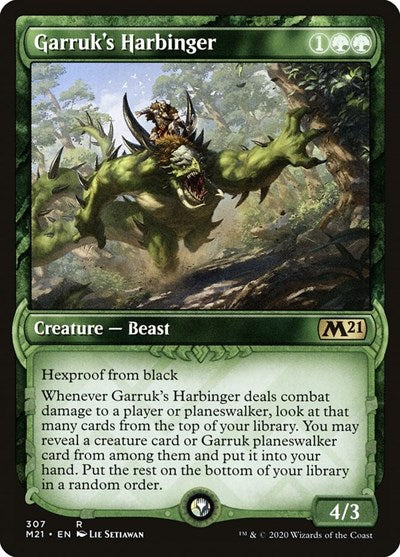 Garruk's Harbinger (Showcase) [Core Set 2021] | Exor Games Dartmouth