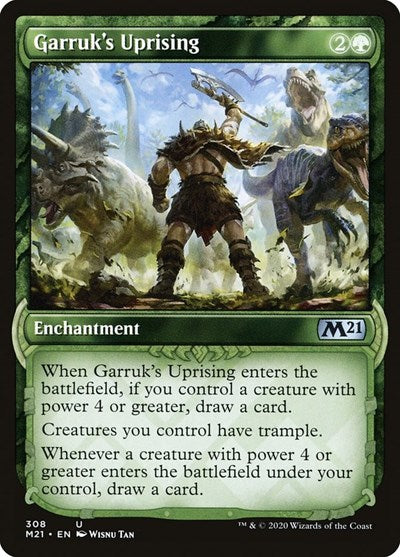 Garruk's Uprising (Showcase) [Core Set 2021] | Exor Games Dartmouth