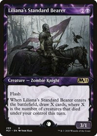 Liliana's Standard Bearer (Showcase) [Core Set 2021] | Exor Games Dartmouth