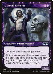 Liliana's Devotee (Showcase) [Core Set 2021] | Exor Games Dartmouth