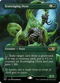 Scavenging Ooze (Alternate Art) [Core Set 2021] | Exor Games Dartmouth