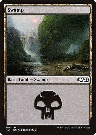 Swamp (268) [Core Set 2021] | Exor Games Dartmouth