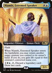 Niambi, Esteemed Speaker (Extended Art) [Core Set 2021] | Exor Games Dartmouth