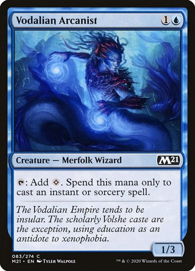 Vodalian Arcanist [Core Set 2021] | Exor Games Dartmouth