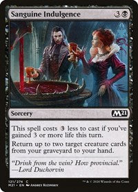 Sanguine Indulgence [Core Set 2021] | Exor Games Dartmouth