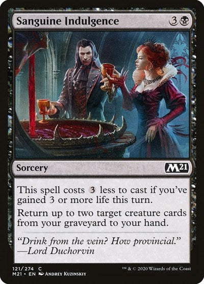 Sanguine Indulgence [Core Set 2021] | Exor Games Dartmouth