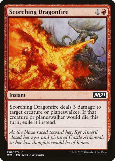 Scorching Dragonfire [Core Set 2021] | Exor Games Dartmouth