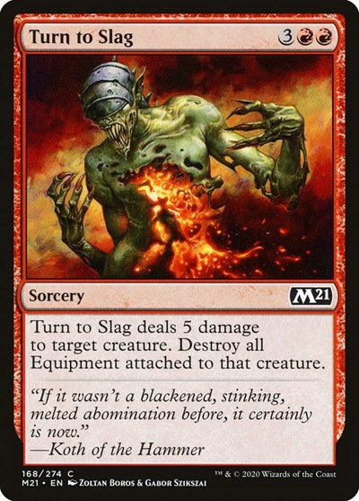 Turn to Slag [Core Set 2021] | Exor Games Dartmouth