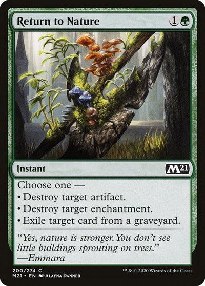 Return to Nature [Core Set 2021] | Exor Games Dartmouth