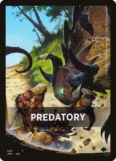 Predatory Theme Card [Jumpstart Front Cards] | Exor Games Dartmouth