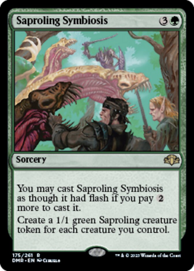 Saproling Symbiosis [Dominaria Remastered] | Exor Games Dartmouth