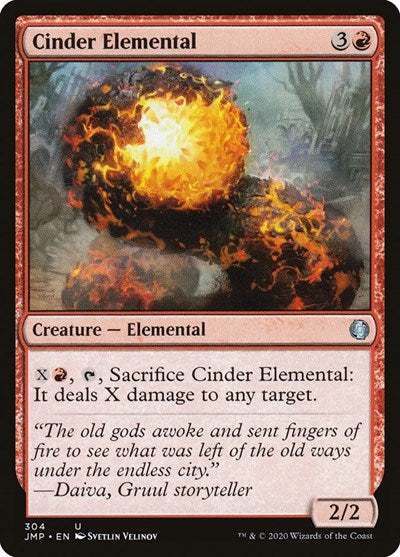 Cinder Elemental [Jumpstart] | Exor Games Dartmouth