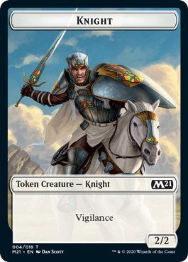 Knight Token [Core Set 2021] | Exor Games Dartmouth