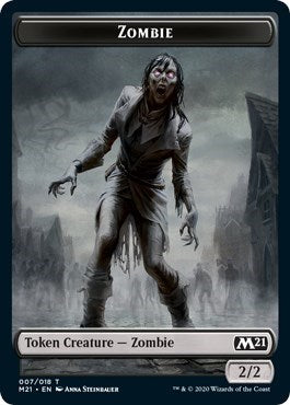 Zombie Token [Core Set 2021] | Exor Games Dartmouth