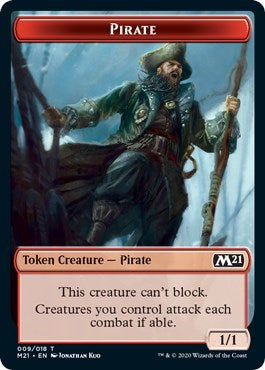 Pirate Token [Core Set 2021] | Exor Games Dartmouth