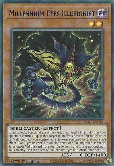 Millennium-Eyes Illusionist (Blue) [LDS1-EN045] Ultra Rare | Exor Games Dartmouth