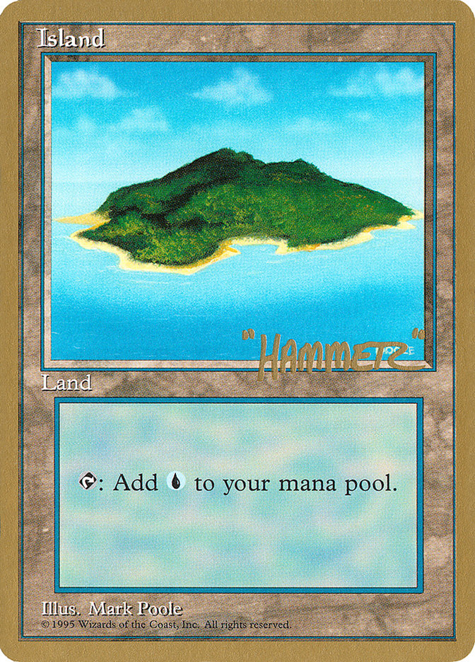 Island (shr367) (Shawn "Hammer" Regnier) [Pro Tour Collector Set] | Exor Games Dartmouth