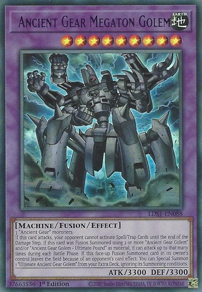 Ancient Gear Megaton Golem (Purple) [LDS1-EN088] Ultra Rare | Exor Games Dartmouth