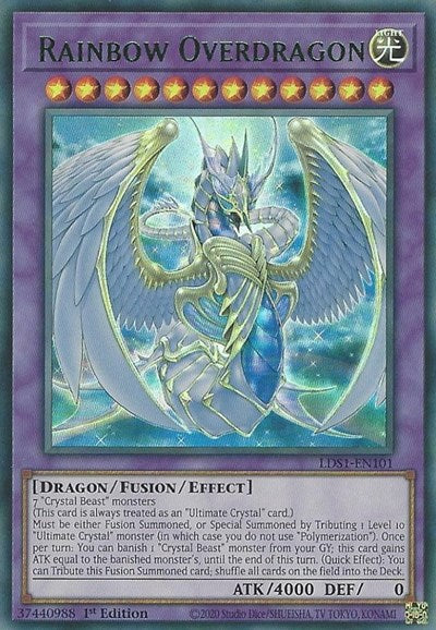 Rainbow Overdragon (Green) [LDS1-EN101] Ultra Rare | Exor Games Dartmouth