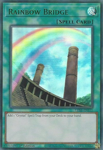 Rainbow Bridge (Green) [LDS1-EN111] Ultra Rare | Exor Games Dartmouth