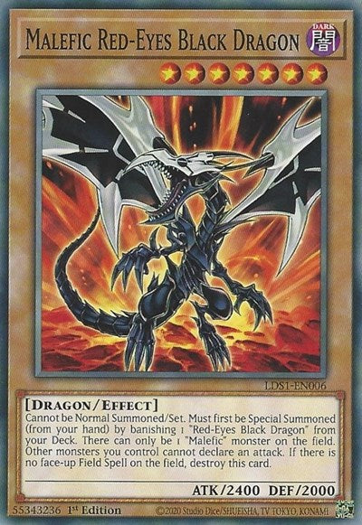 Malefic Red-Eyes Black Dragon [LDS1-EN006] Common | Exor Games Dartmouth
