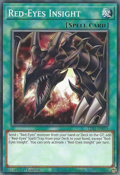 Red-Eyes Insight [LDS1-EN019] Common | Exor Games Dartmouth