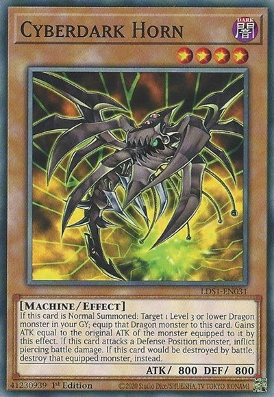 Cyberdark Horn [LDS1-EN031] Common | Exor Games Dartmouth