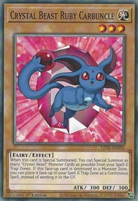 Crystal Beast Ruby Carbuncle [LDS1-EN092] Common | Exor Games Dartmouth