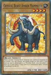 Crystal Beast Amber Mammoth [LDS1-EN094] Common | Exor Games Dartmouth