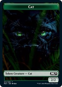 Cat (011) // Dog Double-sided Token [Core Set 2021] | Exor Games Dartmouth