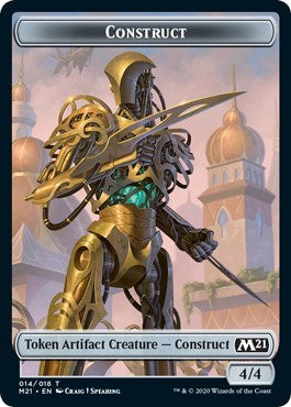 Construct // Soldier Double-sided Token [Core Set 2021] | Exor Games Dartmouth