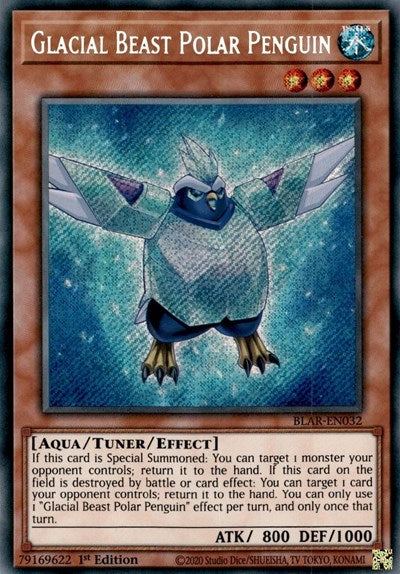 Glacial Beast Polar Penguin [BLAR-EN032] Secret Rare | Exor Games Dartmouth