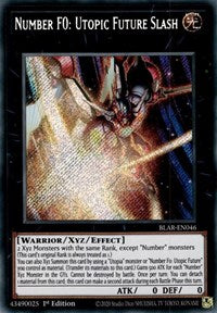 Number F0: Utopic Future Slash [BLAR-EN046] Secret Rare | Exor Games Dartmouth