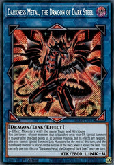 Darkness Metal, the Dragon of Dark Steel [BLAR-EN047] Secret Rare | Exor Games Dartmouth